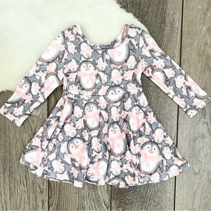 Gray Penguin Dress